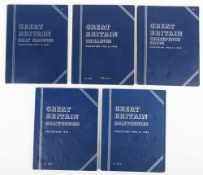 GB Coin Folders, Halfcrowns, Shillings, Threepences and Halfpennies, halfcrowns 1941-to date,