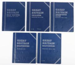 GB Coin Folders, Halfcrowns, Shillings, Threepences and Halfpennies, halfcrowns 1941-to date,