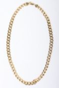 A 9ct chain, 54cm, Italian gold marks, 45.9g
