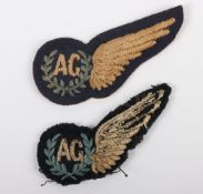 WW2 RAAF Royal Australian Air Force Air Gunners Brevets