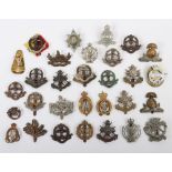 Selection of mainly British Military Cap & Collar Badges