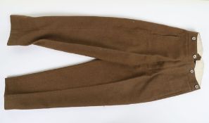 WW1 British 02 Trousers and PH Gas Hood
