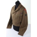 Coldstream Guards Battle Dress Blouse, 2nd Division.