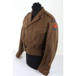 Royal Signals Battle Dress Blouse, 37th Signal Regiment TF.