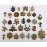 Selection of British, Canadian Military Cap Badges