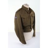 WW2 Battle Dress Blouse, REME, New Zealand Manufacture.