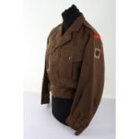 'Loyals' North Lancashire Regiment Battle Dress Blouse.