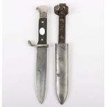 Third Reich Hitler Youth Knife by Wusthof, Solingen