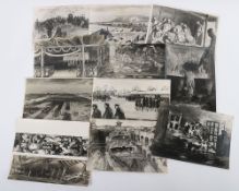 WW2 Ministry of Information Photographs of Wartime Artists Paintings etc