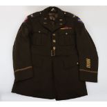 WW2 US Army Air Force, USAAF Officers Class 'A' Tunic, British Made.