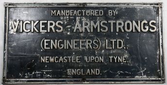 Vickers Armstrong Factory Sign