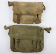 WW1 British 08 Pattern Webbing Haversacks, Two Examples.