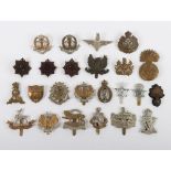 British Military Cap Badges Assortment