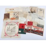 WW1 Period Paperwork, Photos and Ephemera.