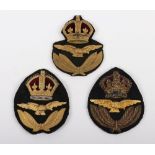 Early RAF Officers Cap Badges