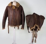 WW2 RAF Irvin Flying Jacket & Trousers Set, RAE Pattern Jacket