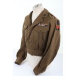 Kings Own Scottish Borderers Battle Dress Blouse, Lieutenant Colonel.