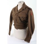 'Green Jackets' Kings Royal Rifle Corps Battle Dress Blouse.