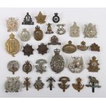 Grouping of British & Canadian Military Badges