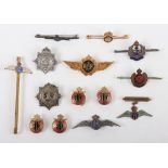 WW1/WW2 British Sweetheart Badges and Lapel Badges.