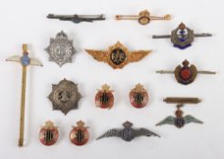 WW1/WW2 British Sweetheart Badges and Lapel Badges.
