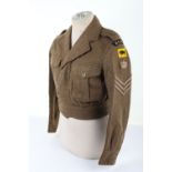 11th Armoured Division, REME, Battle Dress Blouse.