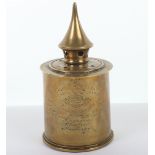 WW1 British, 18th Battalion Kings Liverpool Regiment, 'Liverpool Pals' Trench Art Tobacco Jar.