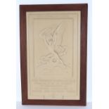 WW2 War Savings Campaign Bakelite Plaque, 'Wings For Victory Week', 1943.