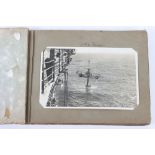 H.M.S. Renown BISMARCK Action Photograph Album