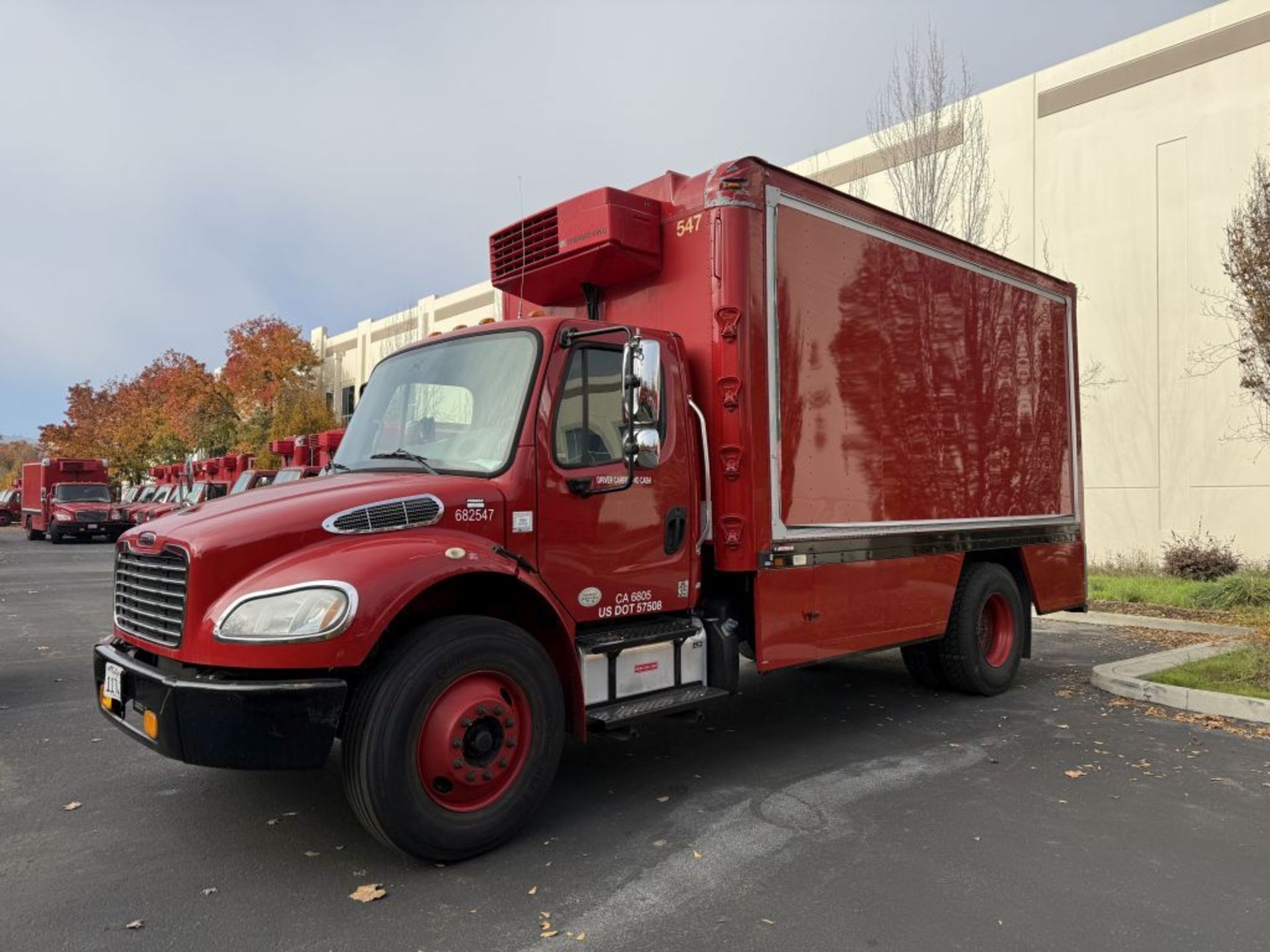 One Box Freightliner 2014 Freightliner 16' Refrigerated Box Truck, model M2, VIN No ...