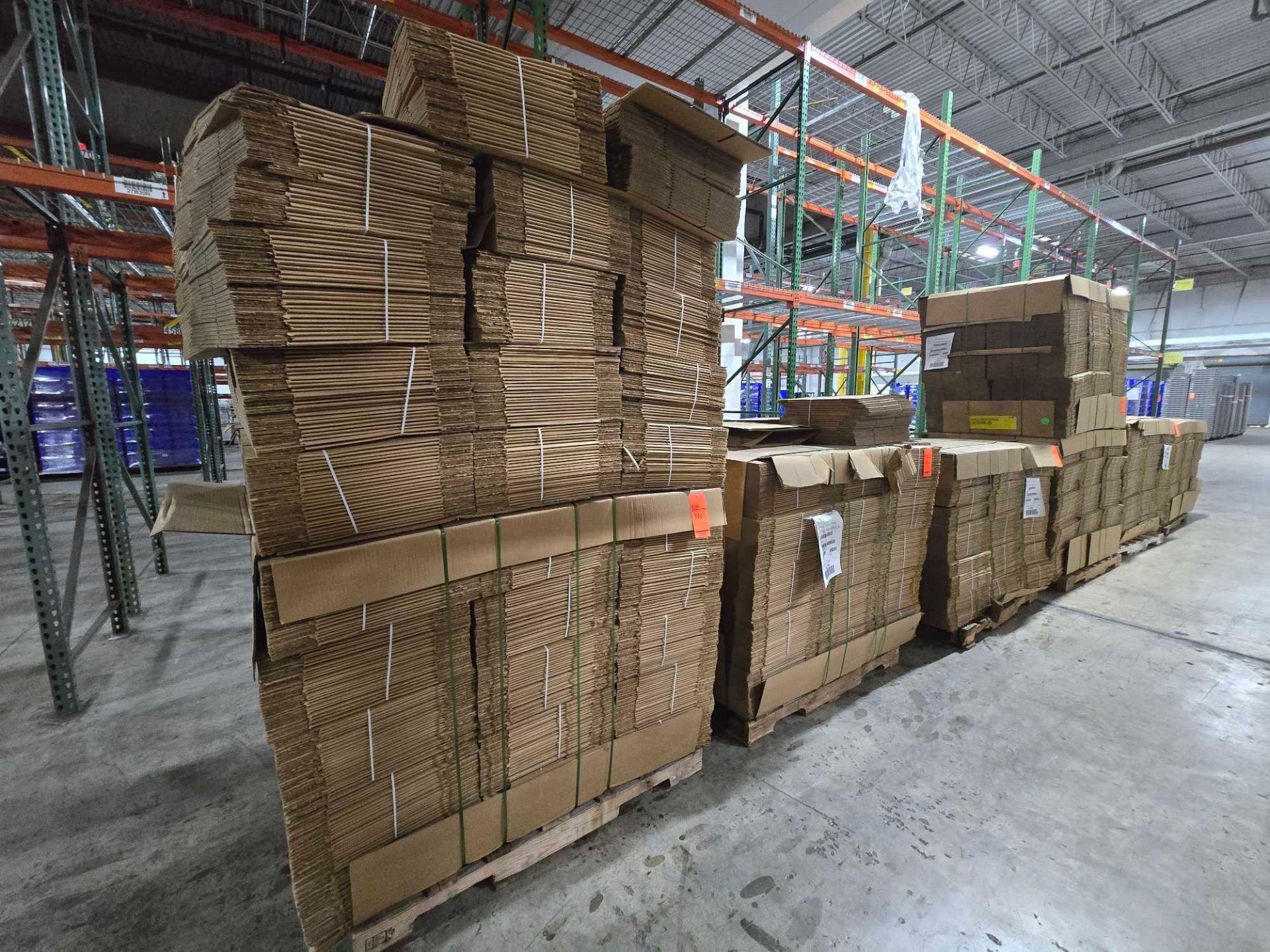 Lot of (6000) Corrugated boxes, 12 5/8 X 6 5/16 X 11 1/8 inches, D/C ...