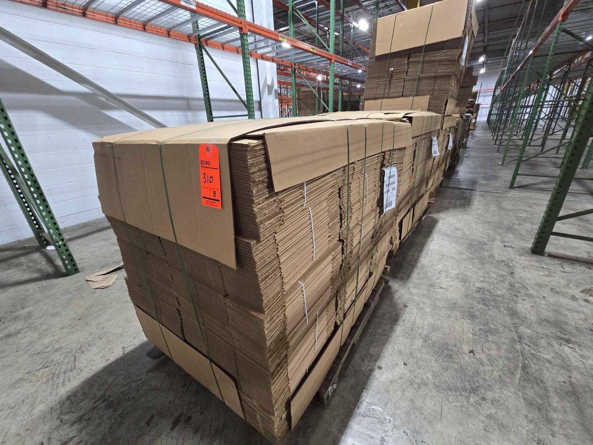 Lot of (6000) Corrugated boxes, 12 5/8 X 6 5/16 X 11 1/8 inches, D/C ...