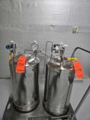 10 Gallon Stainless Steel Pressurized Oil Tanks