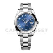 ROLEX DATEJUST *41MM AZZURRO BLUE DIAL* (DECEMBER 2025 - ALL NEW / UNWORN) OYSTER STEEL *WOW*