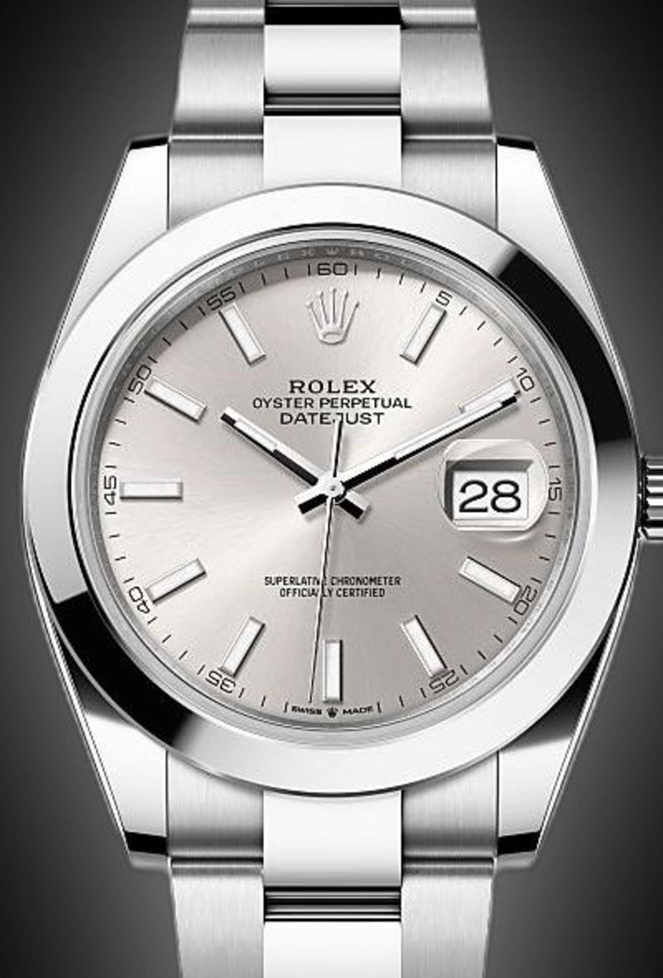 ROLEX DATEJUST *41MM SILVER DIAL* (2023) OYSTER STEEL - COMPLETE SET *WOW* - Image 5 of 7