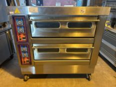 Double Deck Infrared Commercial Food Oven