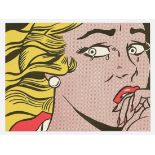 Roy Lichtenstein - Crying Girl, Leo Castelli Gallery Exhibition Mailer, 1963