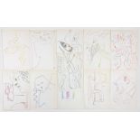 Jean Cocteau - Grouping of Eleven Color Lithographs, Theatrical Subjects