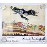 Marc Chagall - Over the Town, Fondation Maeght Exhibition Poster, 1984