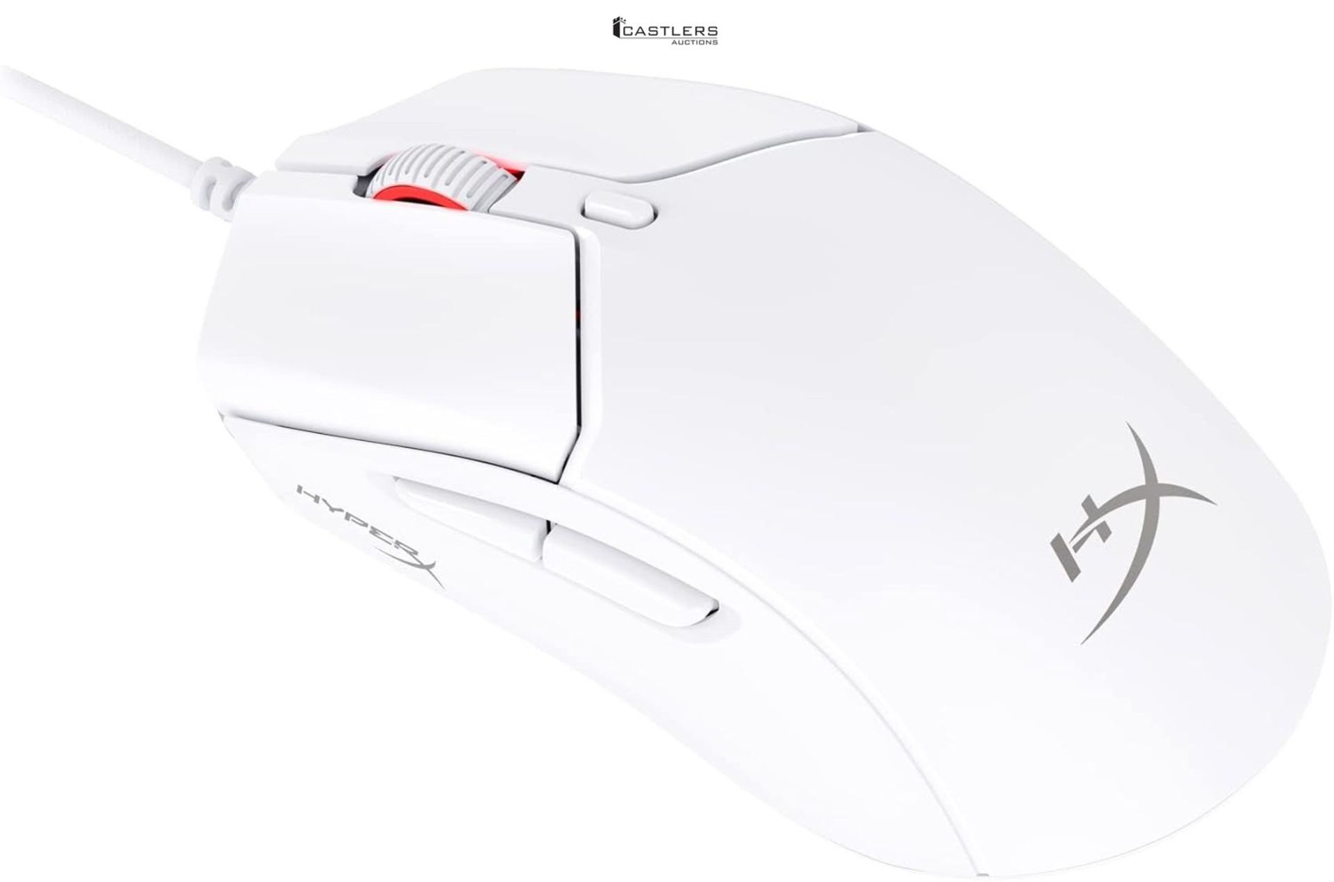 RRP £62.94 - HyperX 6N0A8AA Pulsefire Haste 2 Gaming Mouse, White