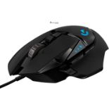 RRP £62.56 - Logitech G G502 HERO High Performance Wired Gaming Mouse, HERO 25K Sensor, 25,600 DPI,