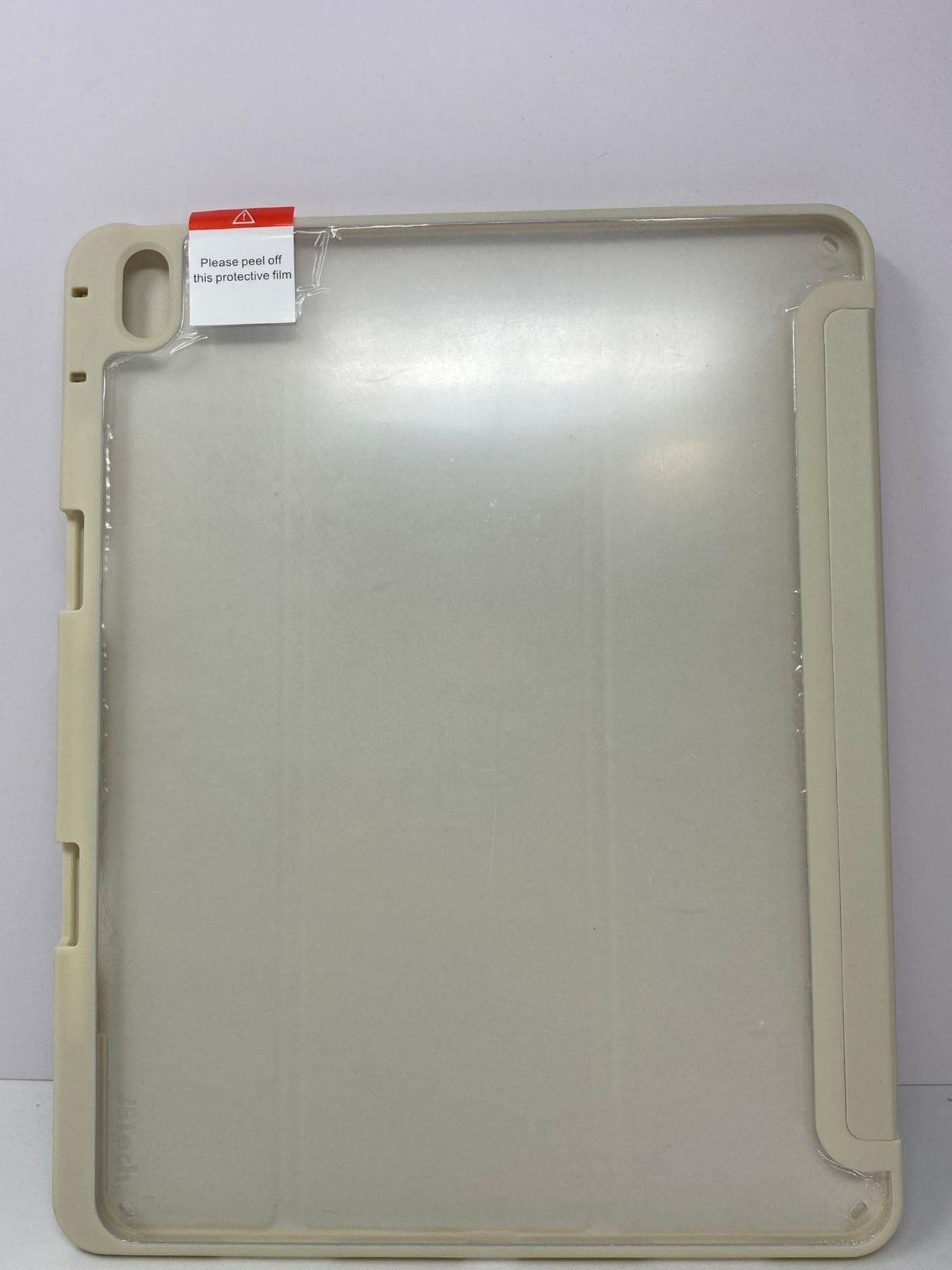 JETech Case for iPad Air 13-Inch M3/M2 (2025/2024) with Pencil Holder, Clear Transparent Back Shell