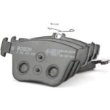 Bosch BP1504 - Brake Pads Car Rear Axle - Bosch Quality - Reduced Noise and Dust - ECE-R90 Certifie