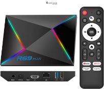 RRP £62.20 - Android 14.0 TV Box 2025, Android TV Box 4GB RAM 32GB ROM Android 14 TV Box WIFI6 1000