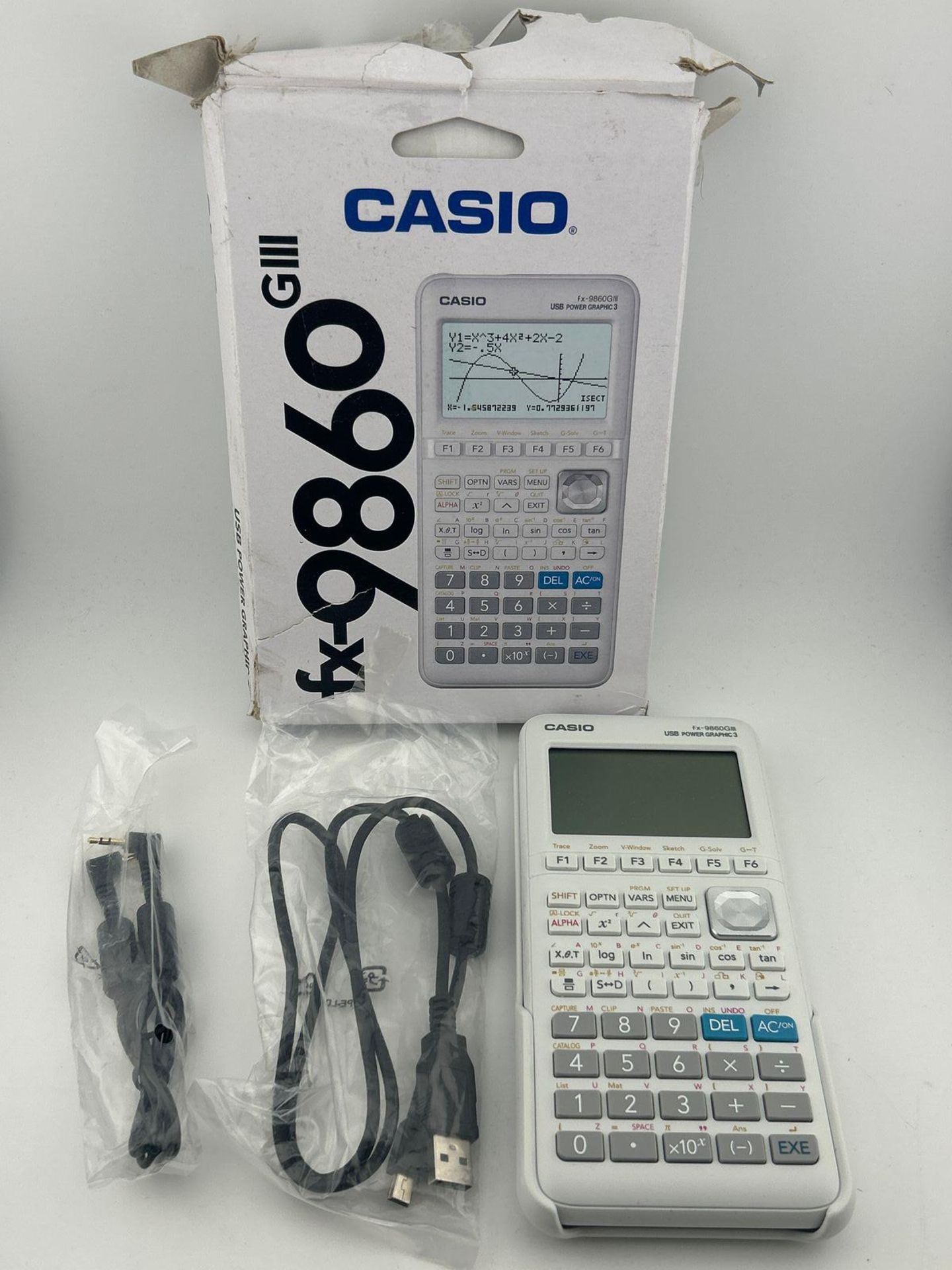 RRP £79.24 - Casio FX-9860GIII - Monochrome Graphing Calculator without CAS, White - Image 2 of 4