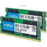 RRP £108.64 - Crucial RAM 32GB Kit (2x16GB) DDR4 3200MHz CL22 (or 2933MHz or 2666MHz) Laptop Memory