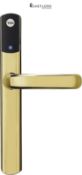 RRP £212.37 - Yale SD-L1000-PB Conexis L1 Smart Keyless Door Handle for Home Security, Remote Lock/