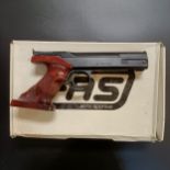 An FAS model 604 .177 air pistol, 1506    Provenance: The property of a lifetime collector and
