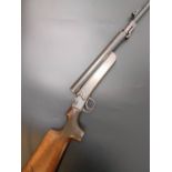An Improved Model Britannia .22 air rifle, 1147, 113 cm overall    Provenance: The property of a
