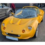 2000 Lotus Elise Registration number W459 JAE Mustard yellow with a black interior Two family owners
